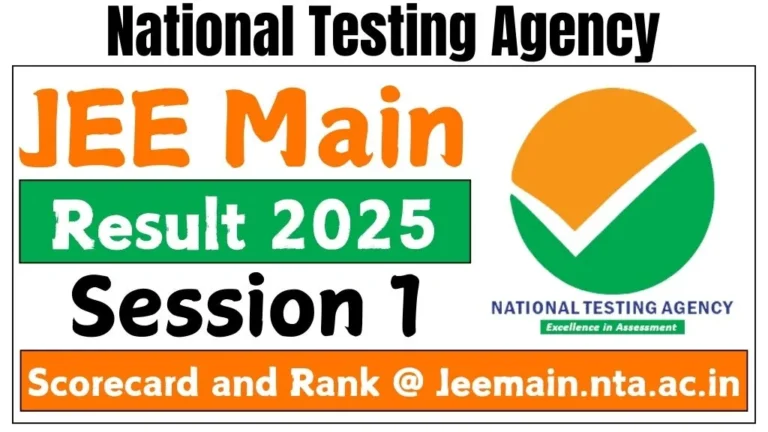 JEE Main Result 2025